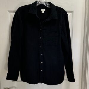J Crew LS Gauze shirt